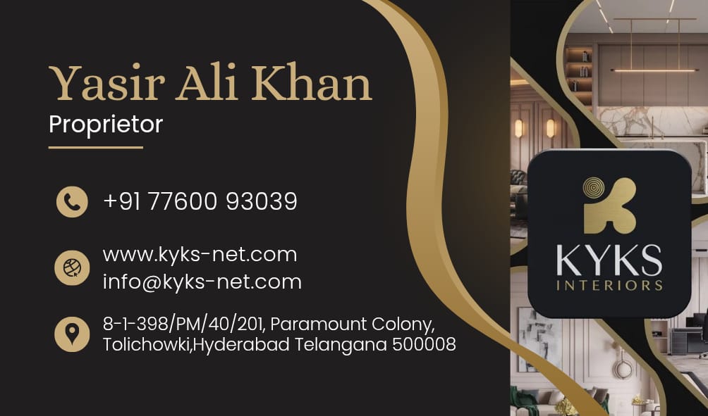 KYKS Interiors Business Card